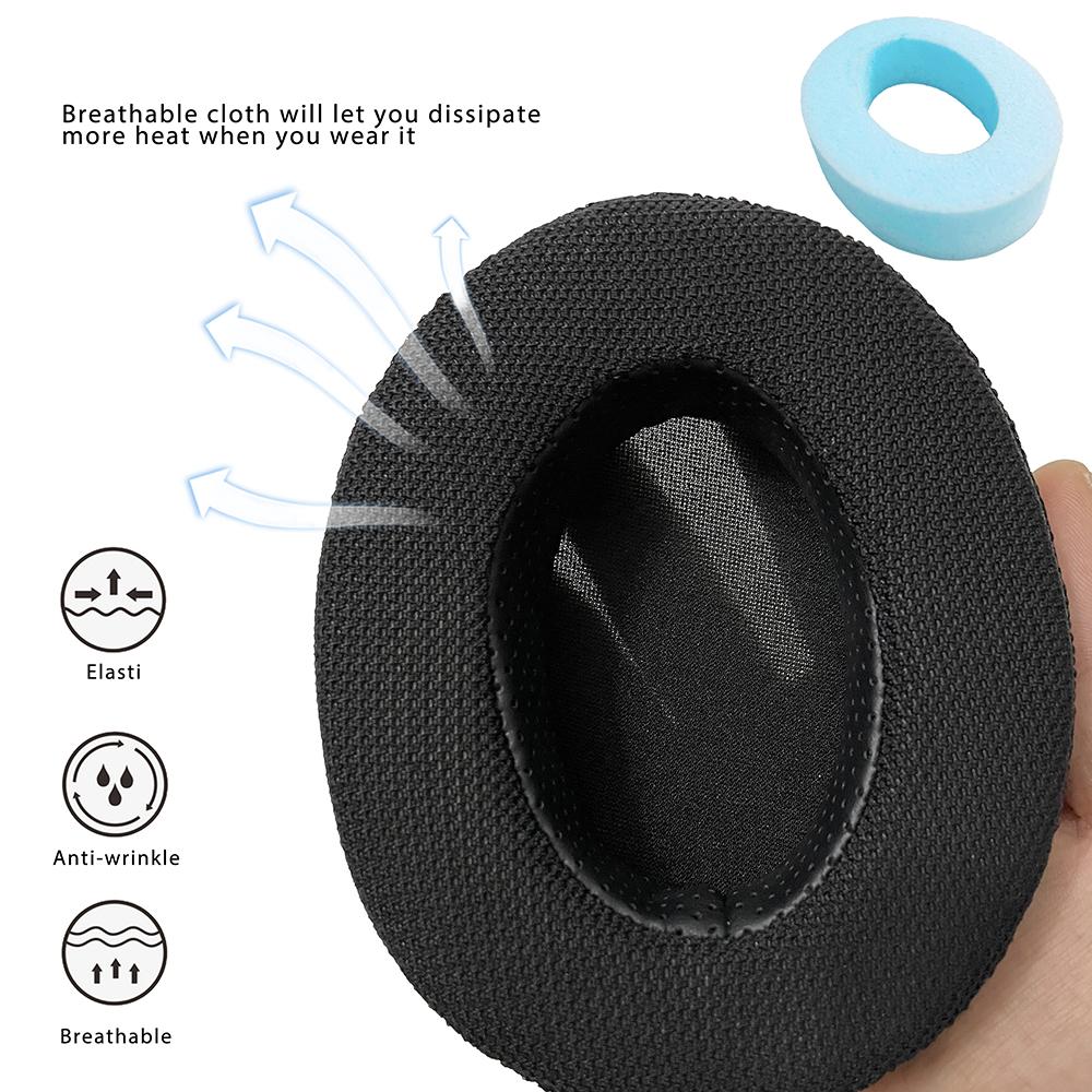 NullMini For CORSAIR HS70,HS60,HS50,HS45,HS35,2100 Replacement Headphones Earpads Headband Cooling Gel Cushions Breathable