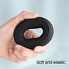 Кистевой эспандер Мягкий силикон Черный 70-80 фунтов Портативный Текстура шины Предплечье Пальцы Кольцо для упражнений