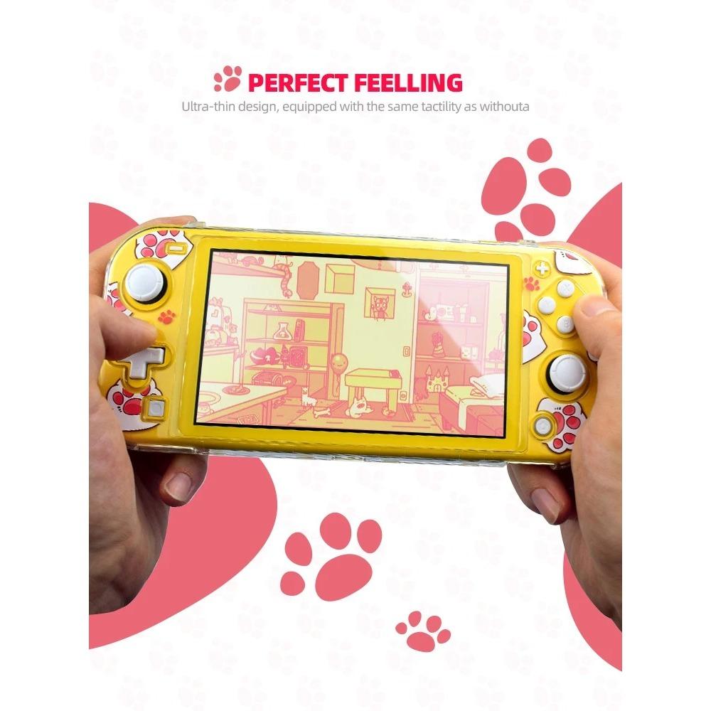 Совместим с защитным чехлом Data Frog для Nintendo Switch, накладкой для Joy-Con Switch Light с рисунком животных, чехлом для жесткого диска