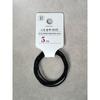 Daiso No Tip Black Hair Straps  Pack Of 5