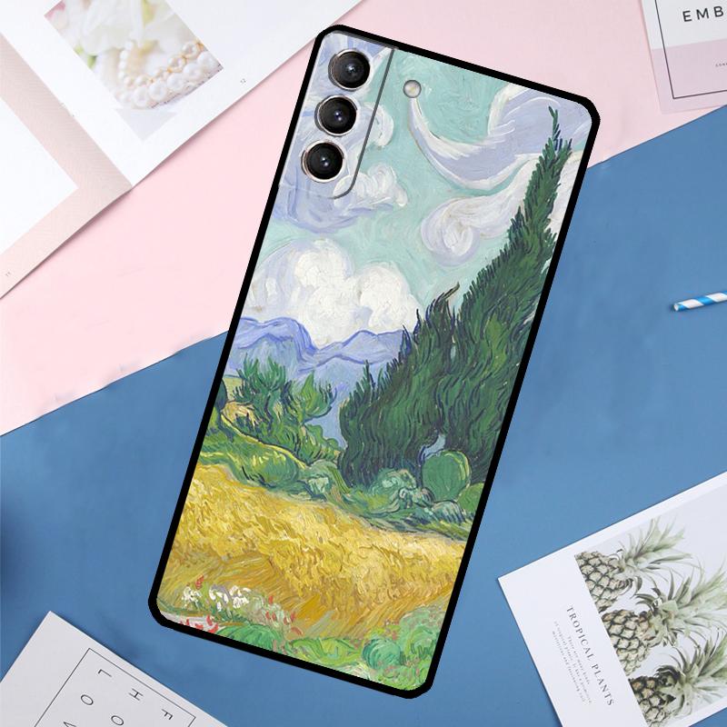 Масляная живопись Ван Гога Чехол Для Samsung Galaxy S25 Ultra S21 S22 S24 S23 Ultra S9 S10 Plus S21 FE S25 FE Задняя крышка