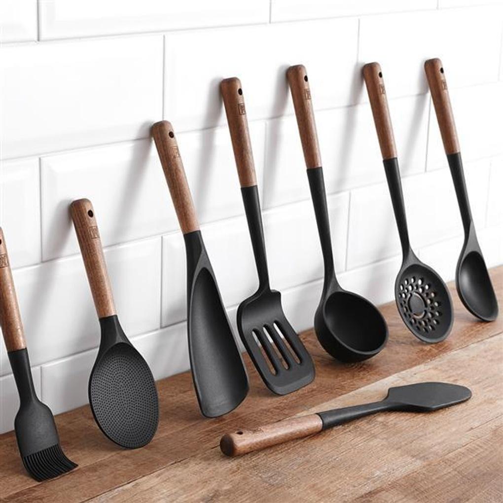 WAGENSTEIGER Flexivel Silicone Stir-frying Spoon_Black