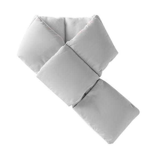 Winter Warm Scarf Solid Color Thickened High-Density Windproof Fabric Wrap Design Women Down Scarf Daily Outdoor Use