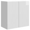 Wall Mounted Cabinet High Gloss White 59 x 31 x 60 cm Particleboard