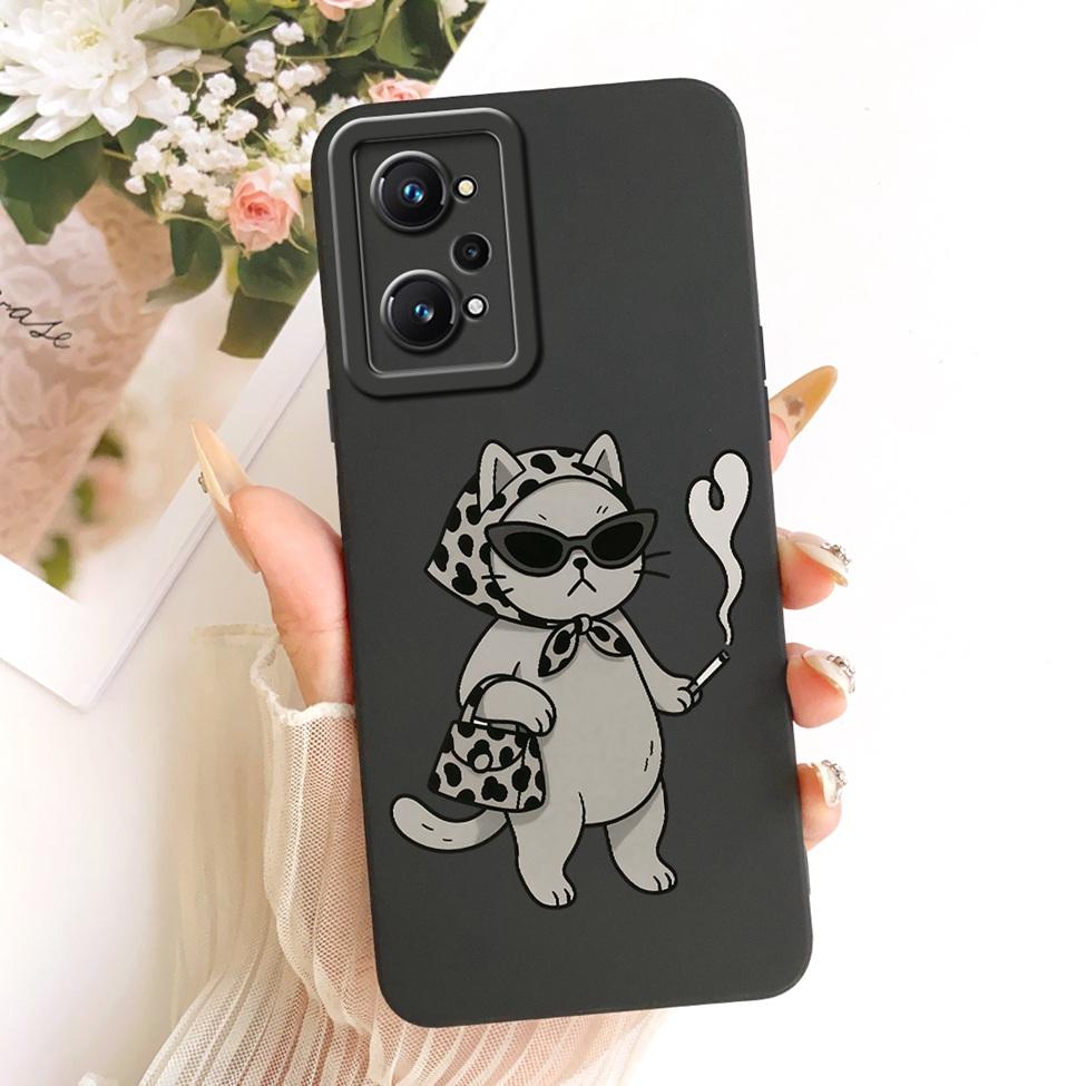 Чехол для Realme GT Neo2 Case RMX3370 Силиконовый Роскошный Модный Крутой Кавайный Милый Расписной Корпус Для Realme GT Neo 2