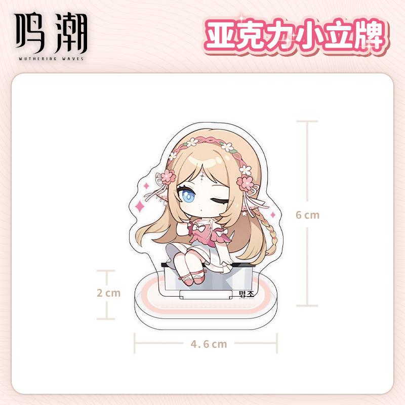 Waves Wuthering Chinese Game Peripherals Full Acrylic Stand Collectible Desk Ornaments Creative Birthday Gifts For Friends Toy