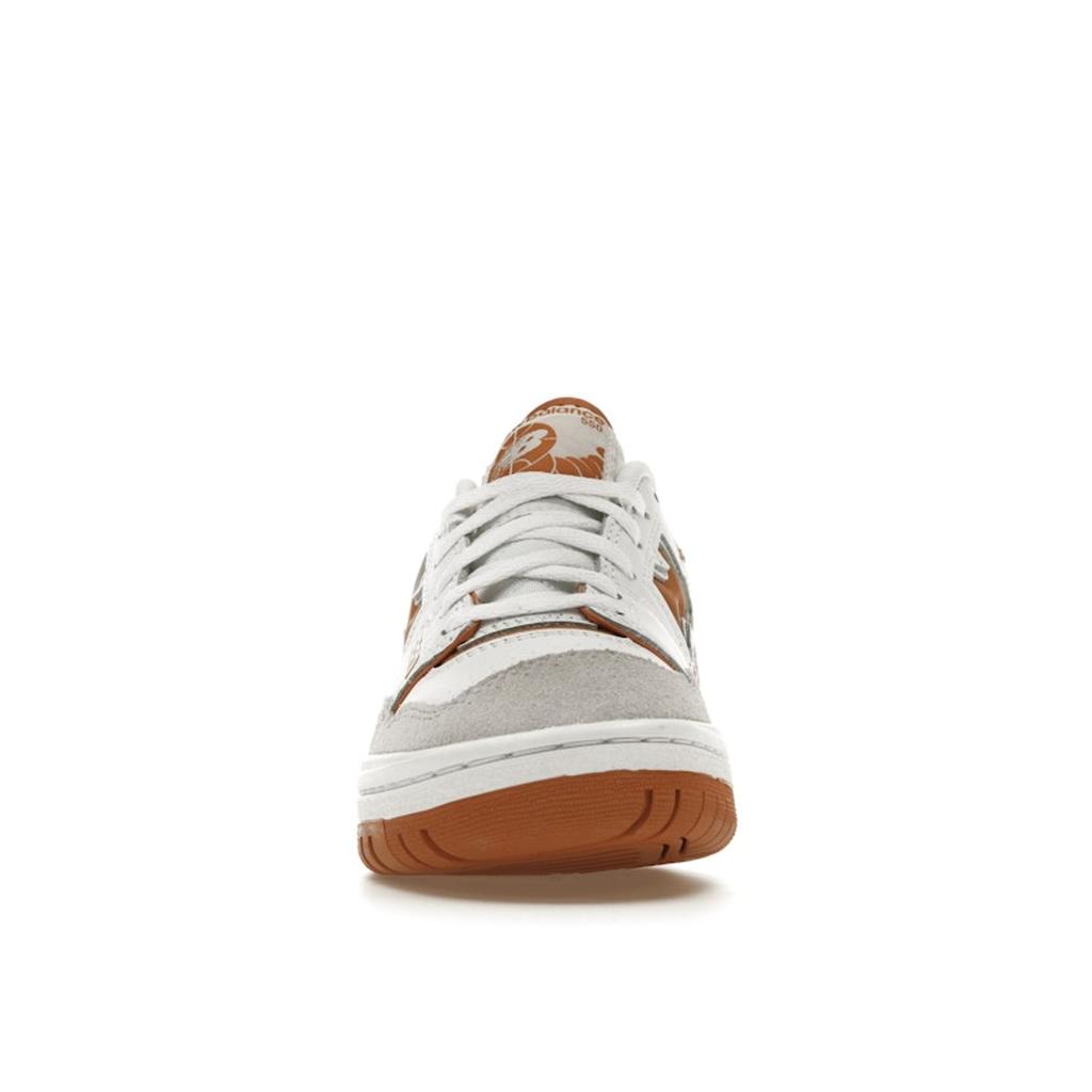 New Balance 550 Burnt Orange Unisex Sneakers White Munsell-White Sepia BB550LSC