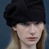 AWESOME NEEDS TURBAN HAT_RIBBON_SS BLACK