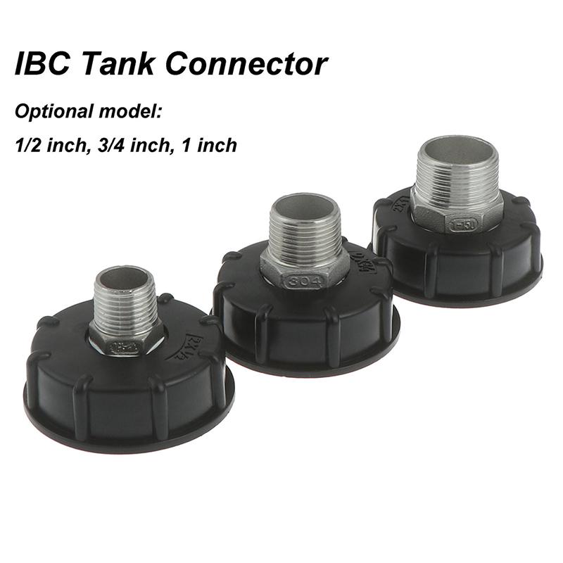 60 мм резьба IBC адаптер для резервуара для воды садовые фитинги замена 1/2" 3/4" 1"