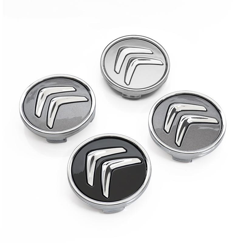 4Pcs 60mm Car Wheel Center Hub Caps For Citroen C4 C3 C2 Berlingo Xsara Picasso Car Tire Center Decoration Stickers Accessories