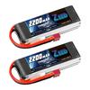 Zeee 11.1V 50C 2200mAh 3S LiPo Аккумулятор с разъемом T-Plug, 2 шт., для RC вертолетов, самолетов, FPV, дронов и многого другого