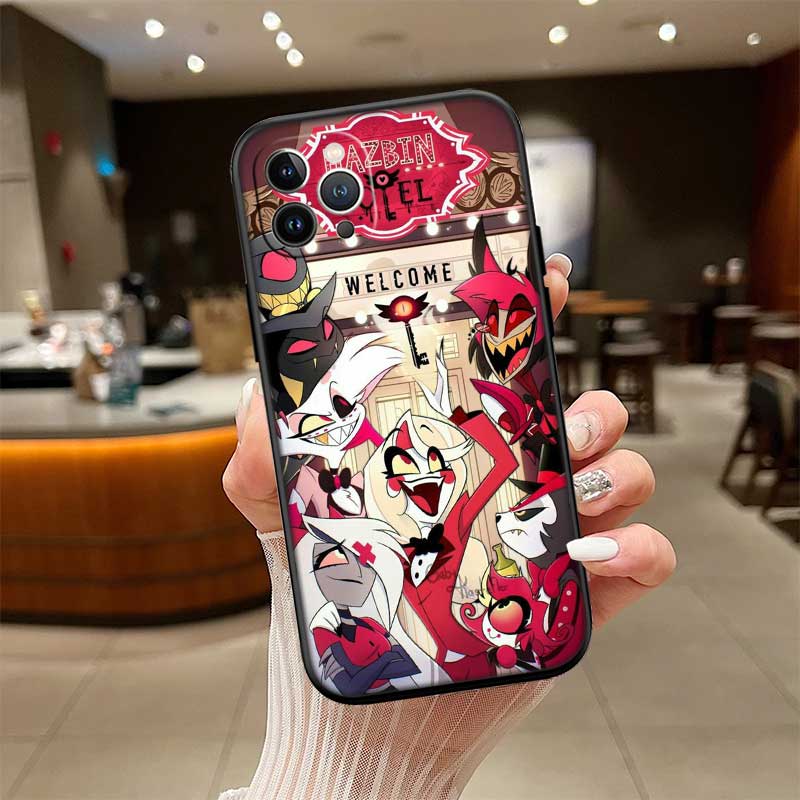 RE35 H-Hazbins Alastor H-Hotels Phone Case for Samsung Galaxy S20 S21 S22 Ultra FE + Plus A21S A22 A24 A25 A26 A30 A30S A31