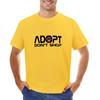 Adopt dont shop paw drawing T-shirt new edition Aesthetic clothing vintage clothes mens graphic t-shirts hip hop