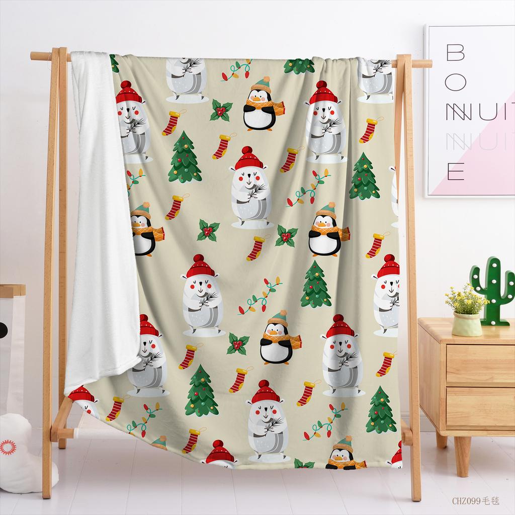 Christmas themed blanket print wish flannel blanket blanket