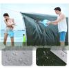 OUPUWEI Thickened Green Silver Waterproof Tarpaulin