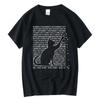 Men's High Quality T-shirt 100% Cotton Funny Cat Design Print Summer Loose Short Sleeve for Men T-Shirt Male Tops Tees 50932