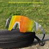 White Frame Photochromic Cycling Glasses - Day & Night UV Protection for Men & Women