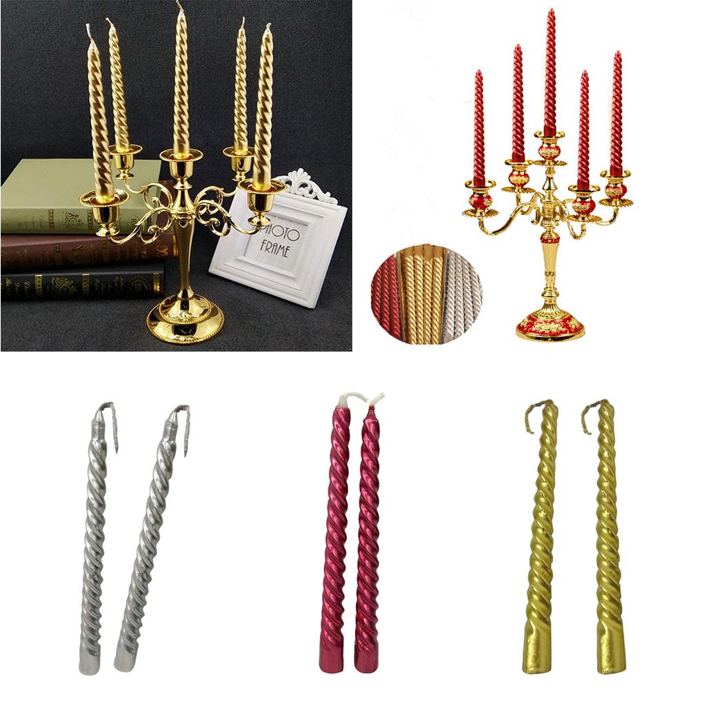 Luxury Spiral Candle Home Decor Scented Taper for Dinner Party Anniversary Table Centerpiece Candle Favor