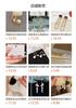 Asymmetrical cross silver needle zircon earrings niche fashion fringed earrings high-end temperament stud earrings earrings women