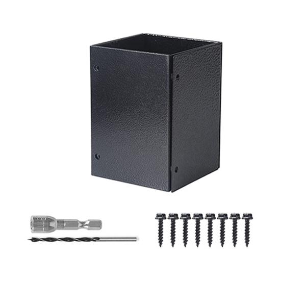 1 комплект, защитная крышка для колонны, регулируемая водонепроницаемая защита от ржавчины, защита для столбов из нержавеющей стали, почтовые ящики, заборы, подходит для столбов 3,3-6 дюймов