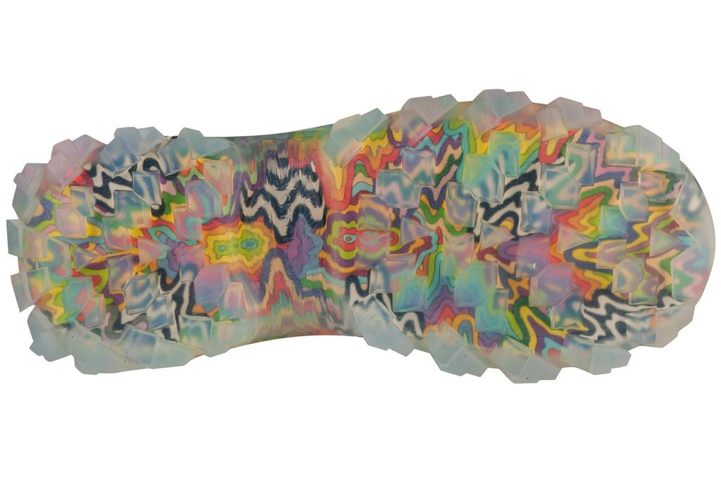 Skechers Jen Stark: Hi-Ryze - See-Thru Drip, Womens White Sneakers