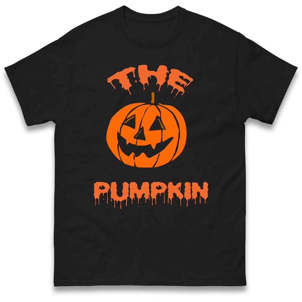 The Pumpkin Halloween T Shirt Night Party Creepy Scary Nightmarish Vintage Unisex Top For Everyday Wear Soft Comfortable