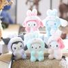Cute Sanrio Kuromi And Friends Plush Keychain Super Soft Short Plush Material