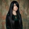 Straight Versatile 39.37inch Handmade Wig Universal Halloween Cosplay Wig  for All Kinds of Styling