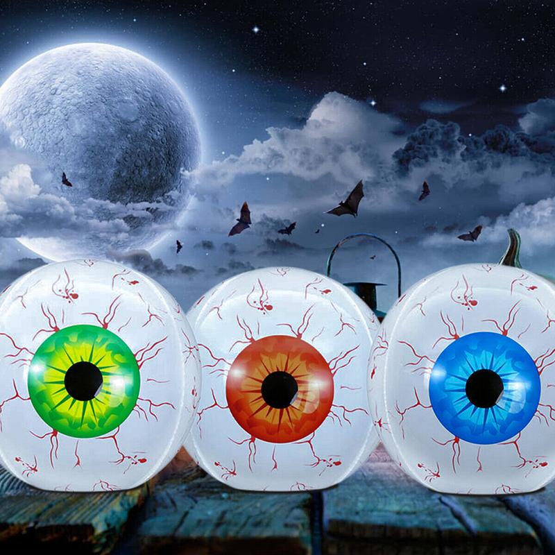 6шт большой Хэллоуин надувные глазные яблоки Хэллоуин Открытый Декор партии подарок