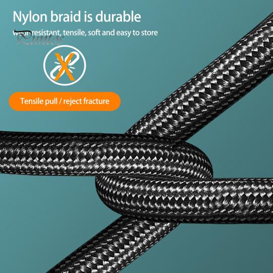 Кабель для передачи данных, универсальный сильноточный плетеный провод, быстрая зарядка, 6 А, 100 Вт, USB Type-C, зарядный кабель для мобильных телефонов, USB-C, аксессуары для мобильных телефонов