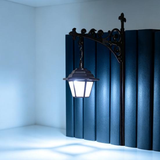 Modern Shelf Light Vintage Bookshelf Light, LED Reading Lamp for Bookcase, Metal Retro Lamp, Night Bedside Decorative Desk Book Lovers & Library Study