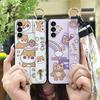 Модный дизайн ремешка на запястье Чехол для телефона для Samsung Galaxy A24/SM-A245F/A25 5G Водонепроницаемый Прочный Шнурок Держатель для телефона