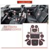 Автомобильный резиновый дверной коврик для Toyota Yaris Cross XP210 ~ 2023 2022, подушка для чашки, слот для ворот, подставка, пылезащитный коврик