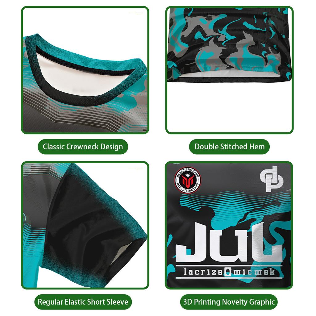 Новая летняя футболка Maillot JUL Tchikita для молодежи, дышащая, быстросохнущая, с коротким рукавом, для тренировок по футболу, для мужчин и женщин