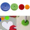 4pcs DIY Patchwork Scan Wheel Tailor Scanning Line Ring Round Seam Parts Tailor Sewing Scribing Tracing  Quilting Craft Tool