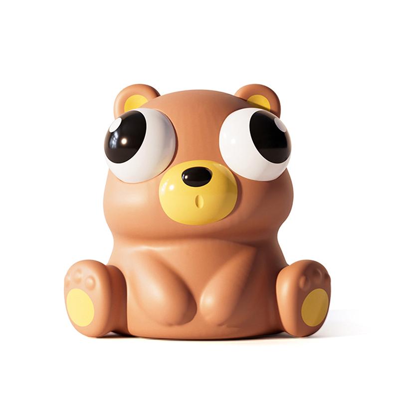 Stress-Relieving Toys Cartoon Animal Pop Eye Squeeze Toys Eyeball Bouncing Toy Gifts For Boys Girls Kids Adults