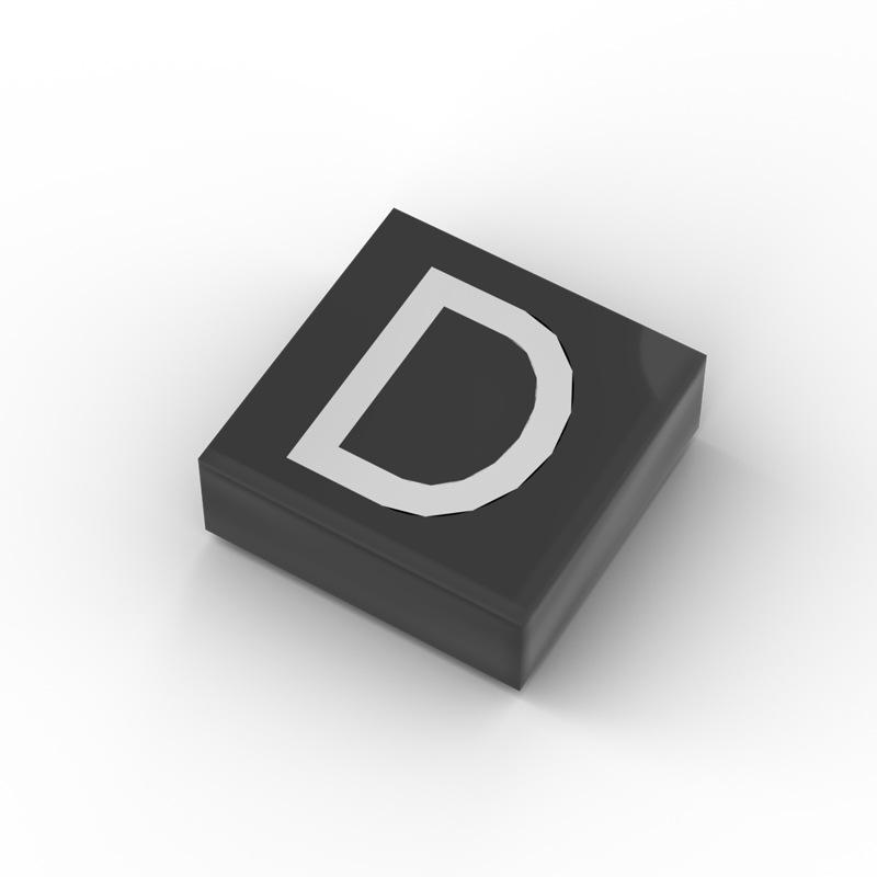 MOC 3070bpb009 Alphabet A-Z Building Blocks Set Lore 3070 Education Printed 26 Letters Bricks Toy For Children Kid Birthday Gift