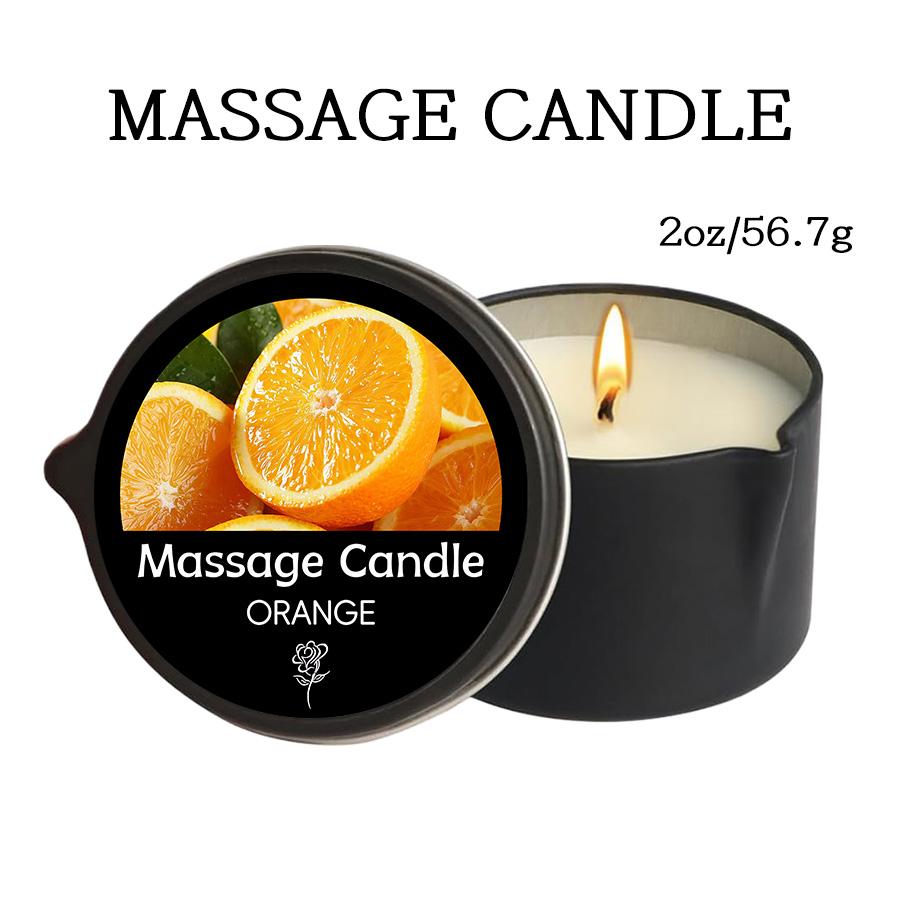 1pc Scented Candles,Sextoys Massage Oil Candle Sex Flirting Dripping Wax for Stress Relief and Skin Moisturizing,iron Box Candle