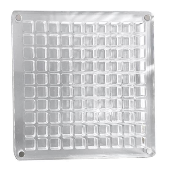 Акриловая магнитная коробка для демонстрации ракушек 36/64/100 сеток, квадратные маленькие поделки, натуральный камень для дизайна ногтей, бусины, очаровательный органайзер для ювелирных шоу, контейнер, чехол