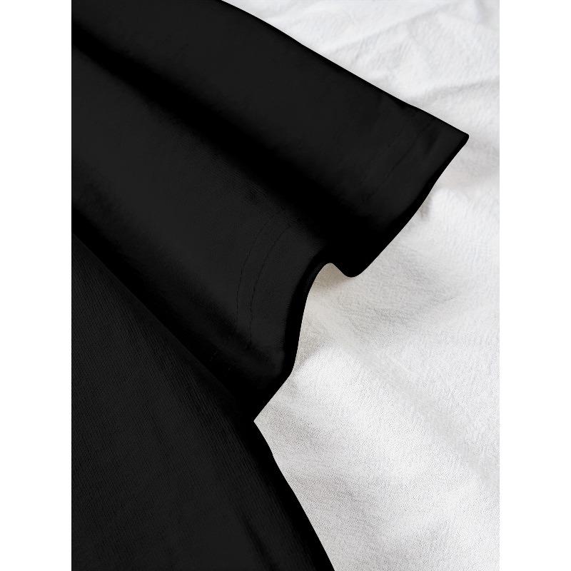 Европейские размеры Мужская футболка | Принт в эко-стиле для улицы, Дышащая, Летняя, Машинная стирка, Обычная посадка, Повседневный стиль, Круглый вырез