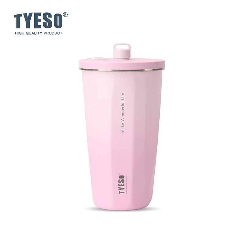 TYESO Термокружка и Бутылка для воды из Нержавеющей Стали - Ice Buster, Большой Объем, с Трубочкой для Автомобиля