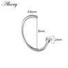 Alisouy 1Piece Steel 20G Faux Nose Rings Fake Septum Rings Hoop Nostril Daith Piercing Fake Clip On Nose Rings Oreja Piercings Jewelry