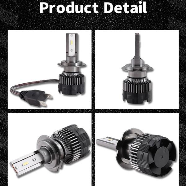 1 шт. автомобильные фары H4 светодиодные H7/H1/H8/H9/H11/9005/9006 4300K/6000K/8000K автоматические противотуманные фары 120 Вт 20000LM 12 В светодиодные лампы