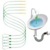 5pcs Flexible Drain Snake Anti-Break Plumbing Snake Cleaner Sink Drain Cleaner  Kitchen Sink