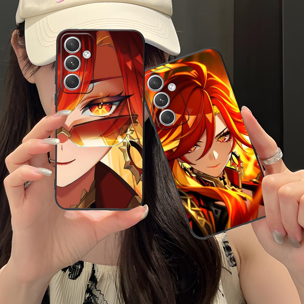 Игровой чехол GI Mavuika Матовый ТПУ для мобильного телефона Samsung Galaxy S26 S25 S24 S23 S22 S21 S20 Note20 Plus FE Ultra Цветной чехол