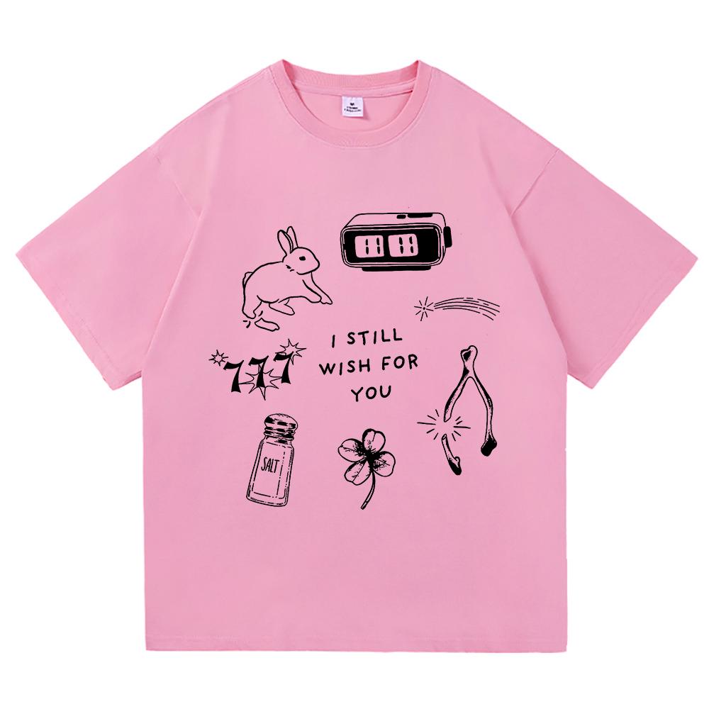 Lucky Charm Collage TShirt Wishbone Album Conan Gray Kid Krow 2026 UnisexWomen Clothing Harajuku High Quality Tops Cotton TShirts