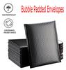 50Pcs Bubble Mailers Padded Envelopes Lined Poly Mailer Self Seal Black