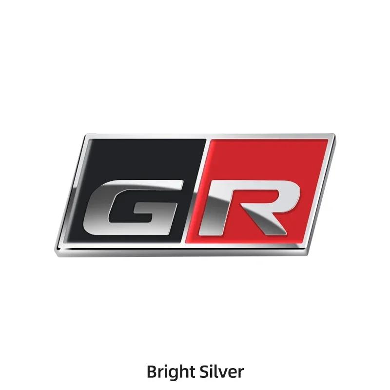 3D алюминиевая наклейка на автомобиль Логотип-эмблема GR SPORT Значок Декор окна и кузова автомобиля Для Toyota Corolla C-HR RZ RC RS Prius Аксессуары