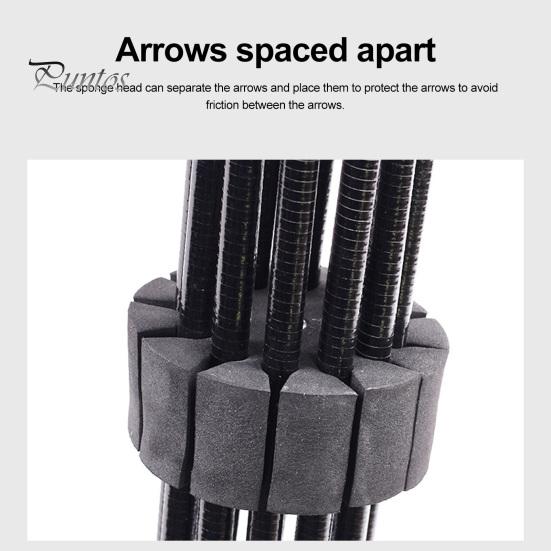 Колчан для стрел из лука, телескопический выдвижной держатель для стрел с разделителем стрел из ЭВА для стрельбы по мишеням