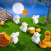 Micro-landscape Cute Little Rabbit LanternSky LanternLandscape Decoration Accessories Mini Mid-Autumn Festival Pendant